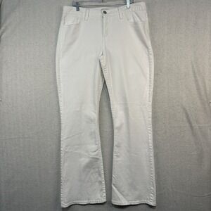 Daytrip Virgo Flare Universal Fit Mid-rise‎ 36L White Denim Jeans